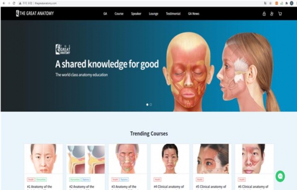 The Great Anatomy has more advantages other than online videos such as experiencing medical procedures the same as in reality through VR (virtual reality) service.