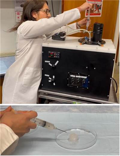 Ice slurry maker and ice slurry (Source = Official YouTube channel of The American Society for Laser Medicine and Surgery)