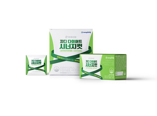 Dongsung Pharmaceutical's 'GD Diet Synergy Cut' is a health functional product containing probiotics and 'Green Coffee Bean Extract' made by culturing 'Bifidobacterium breve B-3', a human-derived bifidobacterium.