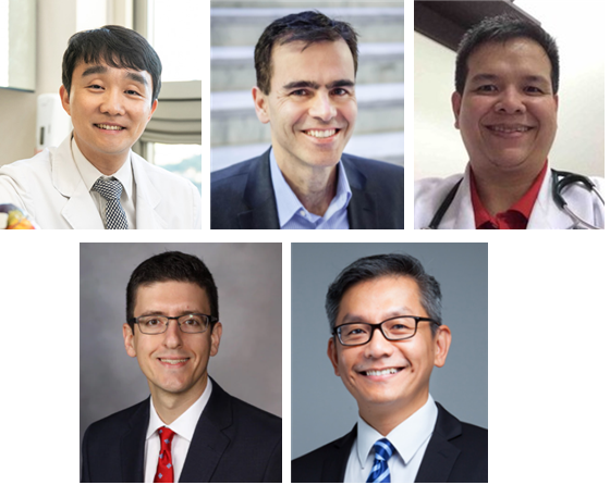 (Clockwise from top left) ▲Junbeom Park, Director of the Arrhythmia Center at Ewha Woman's University Mokdong Hospital (Associate Professor of Cardiology) ▲John Day, Cardiac Arrhythmia Specialist, Intermountain Heart Research Center, USA ▲Marcellus Francis L. Ramirez) Cardiac Arrhythmia Specialist, Santo Thomas University, Philippines ▲ Chi-Keong Ching, Professor of Cardiology, Duke-NUS School of Medicine, Singapore ▲ Konstantinos Siontis, Cardiologist, Mayo Clinic, USA