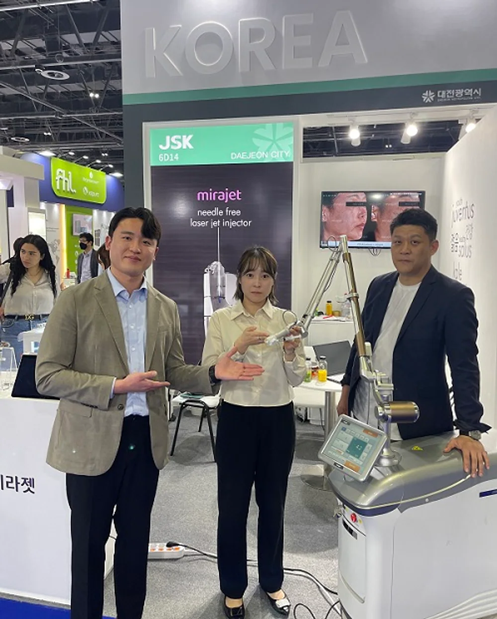 JSK Biomed's Mirajet Captures Attention at Dubai Derma