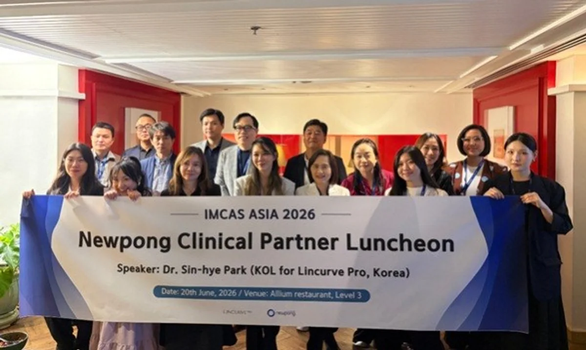 Newpong Participates in 'IMCAS Asia 2026'... ‘LINCURVE PRO’ Makes Official Debut in Asian Market