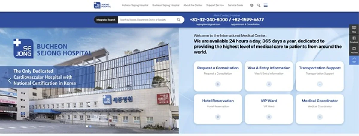 Sejong Hospital Enhances International Patient Services